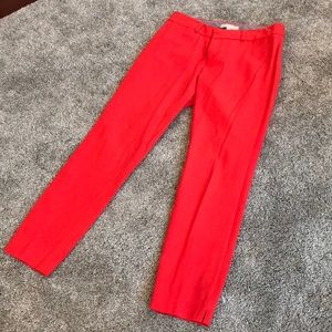 Banana Republic Red Sloan pants size 4